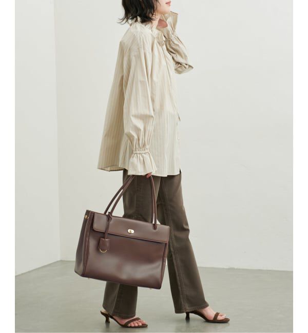 SLOBE IENA「《予約》SLOBE フラップトートバッグ」|トートバッグ|