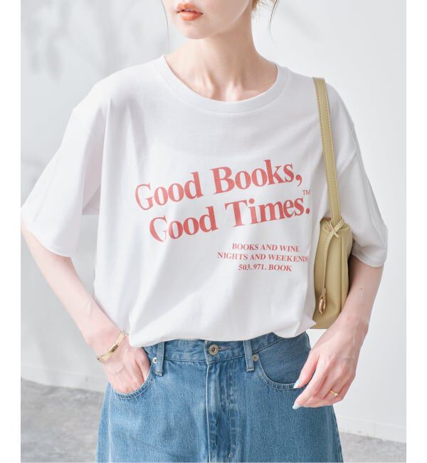 SLOBE IENA「《追加》BOOK CLUB SLOBE別注 グラフィックTEE」|Tシャツ・カットソー|ホワイト
