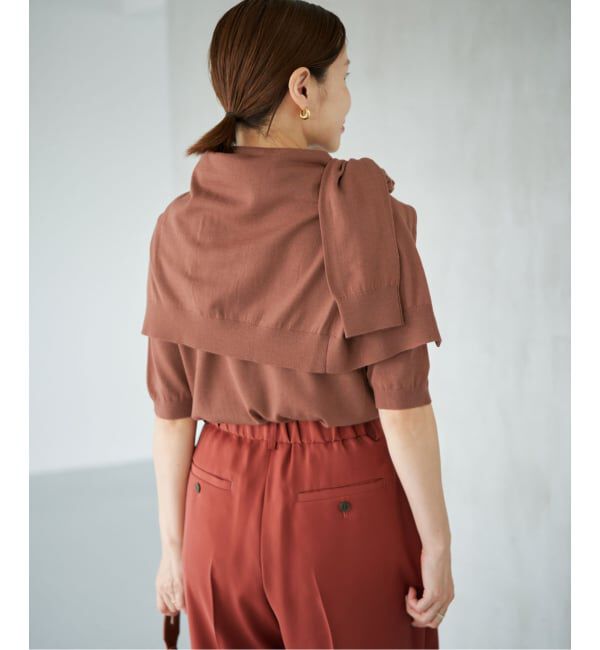 IENA「《予約/手洗い可/アンサンブル対応》ARKABA クループルオーバー」|ニット・セーター|