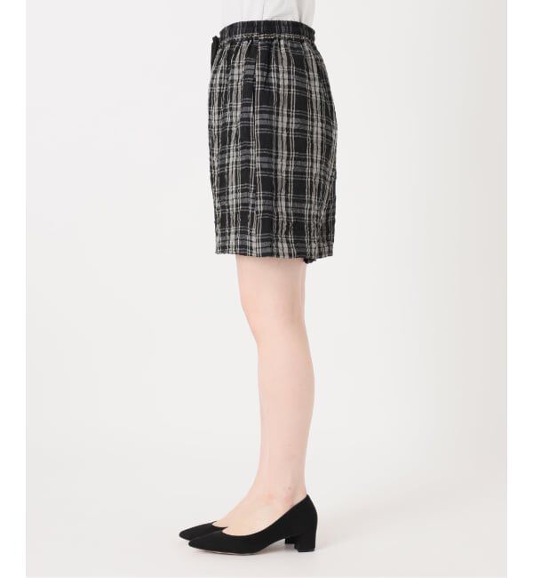 IENA LA BOUCLE「IENA LA BOUCLE キャッチワッシャーチェックショートパンツ」|その他|