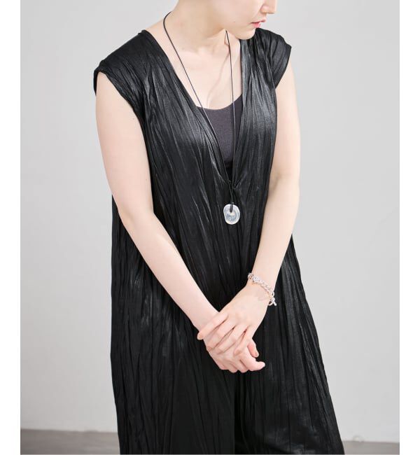 IENA「5-knot/ファイブノット CRINKLE-FIN SALOPETTE  サロペット 5KIE-CRCL-0001」|オールインワン|