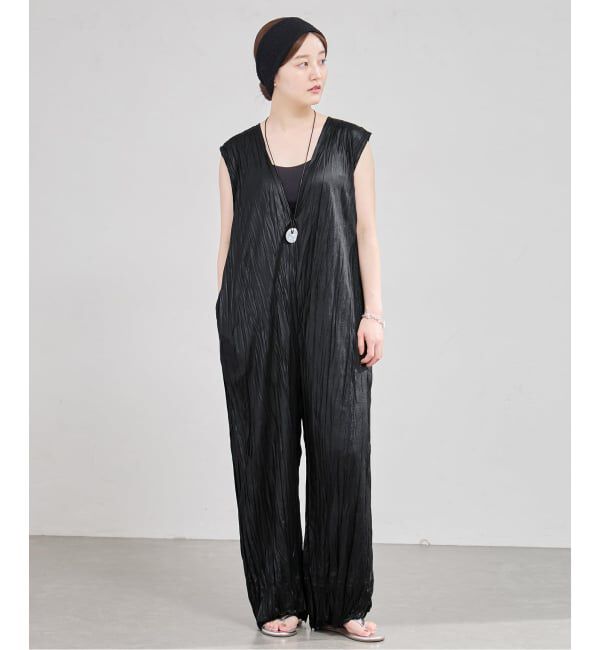 IENA「5-knot/ファイブノット CRINKLE-FIN SALOPETTE  サロペット 5KIE-CRCL-0001」|オールインワン|