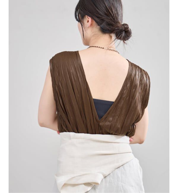IENA「5-knot/ファイブノット CRINKLE-FIN SALOPETTE  サロペット 5KIE-CRCL-0001」|オールインワン|