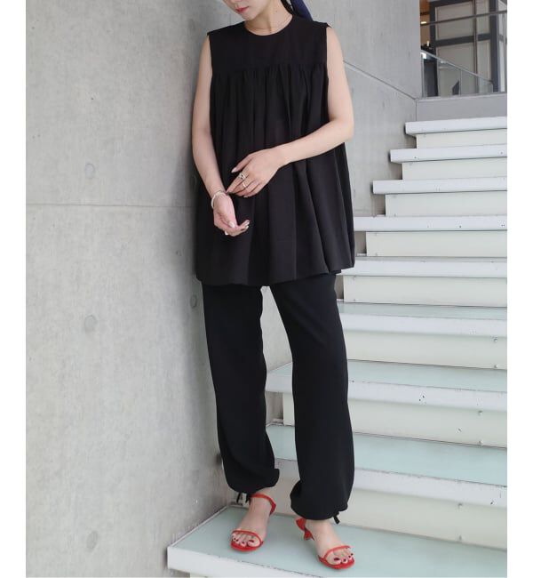 IENA「《一部店舗限定》Maison IENA シアーノースリーブブラウス」|シャツ・ブラウス|