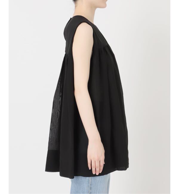 IENA「《一部店舗限定》Maison IENA シアーノースリーブブラウス」|シャツ・ブラウス|