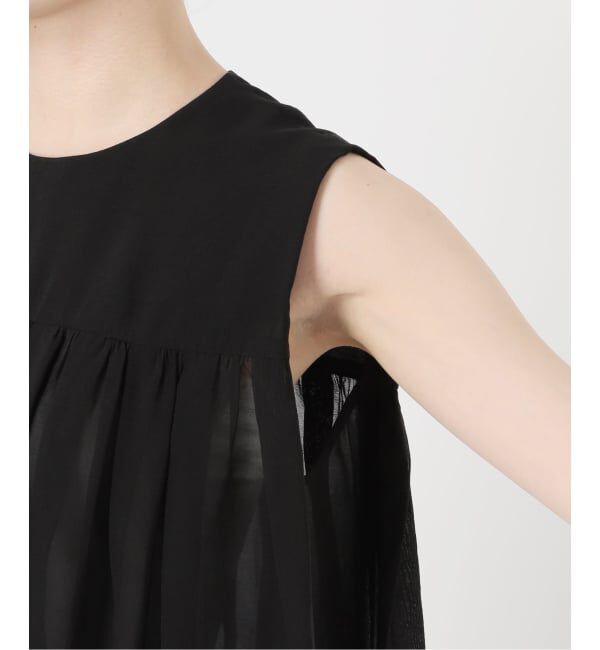 IENA「《一部店舗限定》Maison IENA シアーノースリーブブラウス」|シャツ・ブラウス|