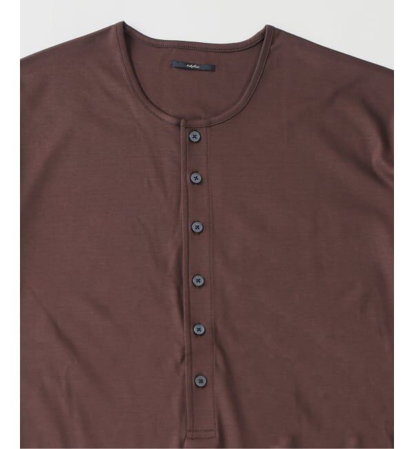 EDIFICE「Albini（アルビニ） DEEP LINE ヘンリーネックシャツ」|Tシャツ・カットソー|