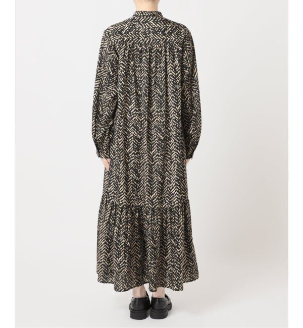 JOURNAL STANDARD「ランダムヘリンボーンプリントワンピース」|ワンピース|