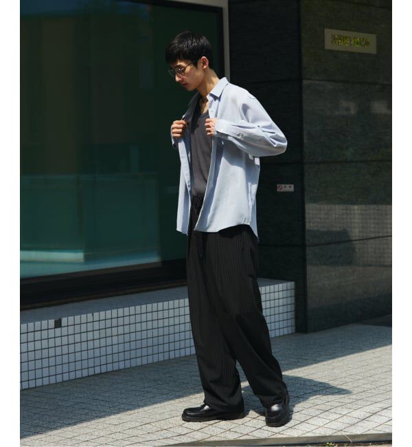 JOURNAL STANDARD「EVALET / エバレット ST ライト レギュラー カラー シャツ」|シャツ・ブラウス|