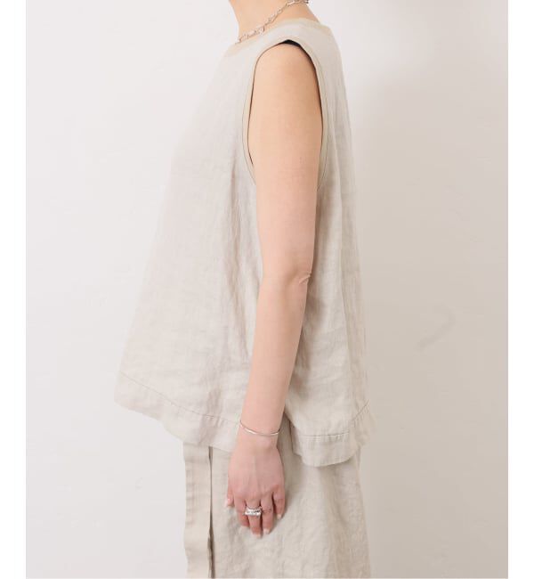 journal standard luxe「フレンチリネンツイルノースリーブブラウス」|シャツ・ブラウス|
