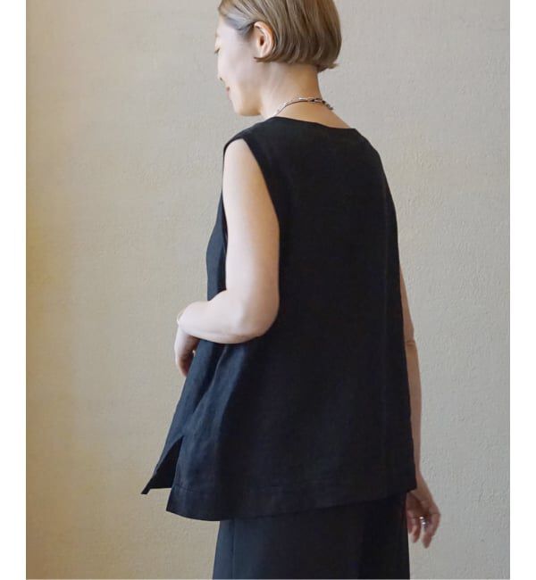 journal standard luxe「フレンチリネンツイルノースリーブブラウス」|シャツ・ブラウス|