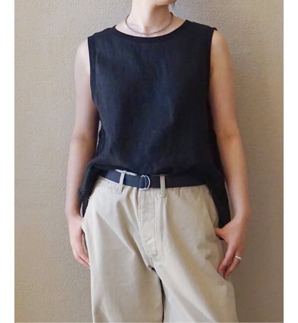 journal standard luxe「フレンチリネンツイルノースリーブブラウス」|シャツ・ブラウス|