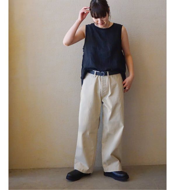 journal standard luxe「フレンチリネンツイルノースリーブブラウス」|シャツ・ブラウス|