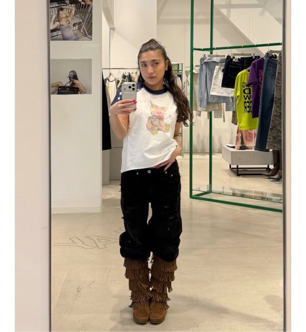 Oriens JOURNAL STANDARD「ブロークンダメージデニムパンツ」|デニム|