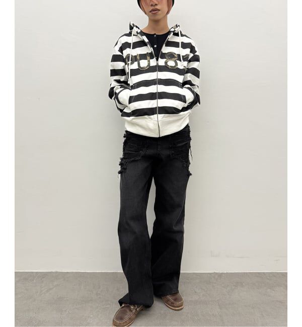 Oriens JOURNAL STANDARD「ブロークンダメージデニムパンツ」|デニム|