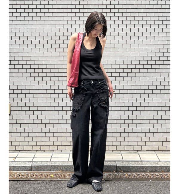 Oriens JOURNAL STANDARD「ブロークンダメージデニムパンツ」|デニム|