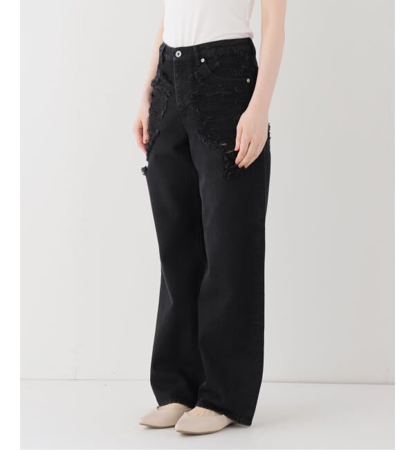 Oriens JOURNAL STANDARD「ブロークンダメージデニムパンツ」|デニム|