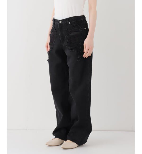 Oriens JOURNAL STANDARD「ブロークンダメージデニムパンツ」|デニム|