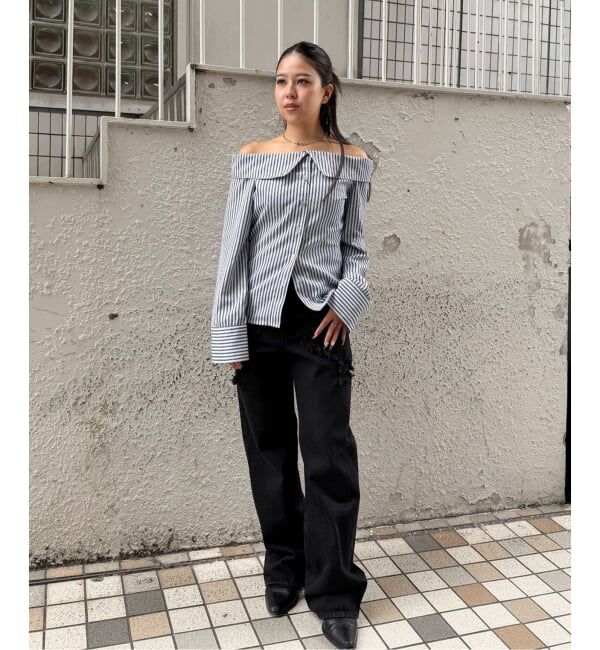 Oriens JOURNAL STANDARD「ブロークンダメージデニムパンツ」|デニム|