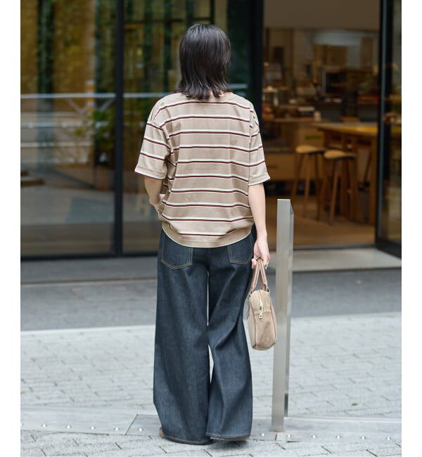JOURNAL STANDARD「《追加》汗ジミ防止ボーダービッグT」|Tシャツ・カットソー|