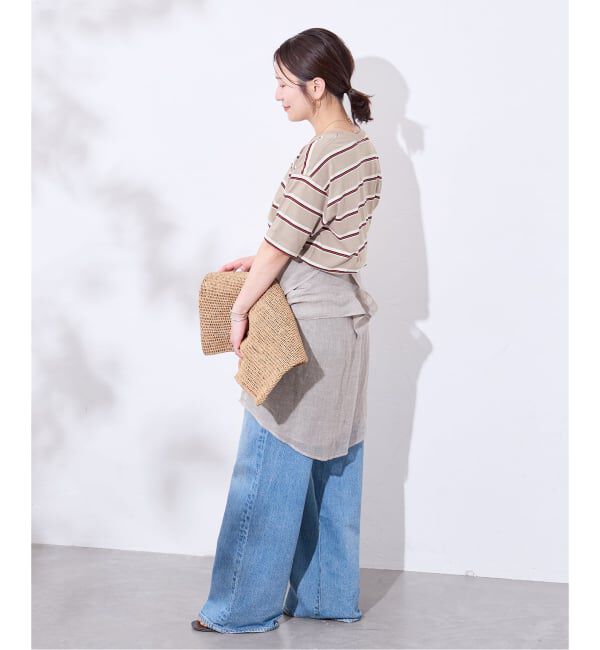 JOURNAL STANDARD「《追加》汗ジミ防止ボーダービッグT」|Tシャツ・カットソー|