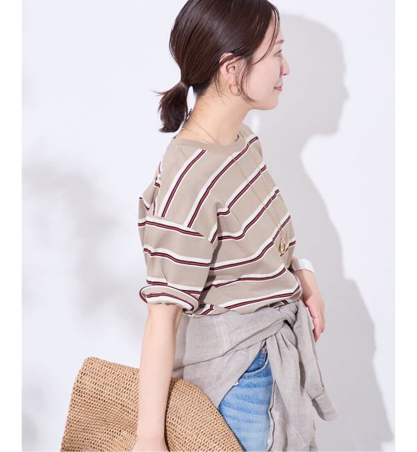 JOURNAL STANDARD「《追加》汗ジミ防止ボーダービッグT」|Tシャツ・カットソー|