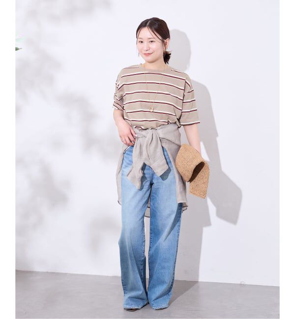 JOURNAL STANDARD「《追加》汗ジミ防止ボーダービッグT」|Tシャツ・カットソー|