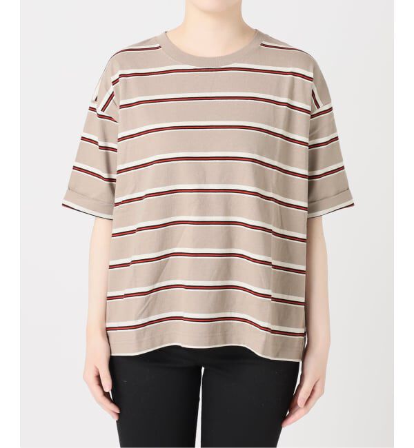 JOURNAL STANDARD「《追加》汗ジミ防止ボーダービッグT」|Tシャツ・カットソー|