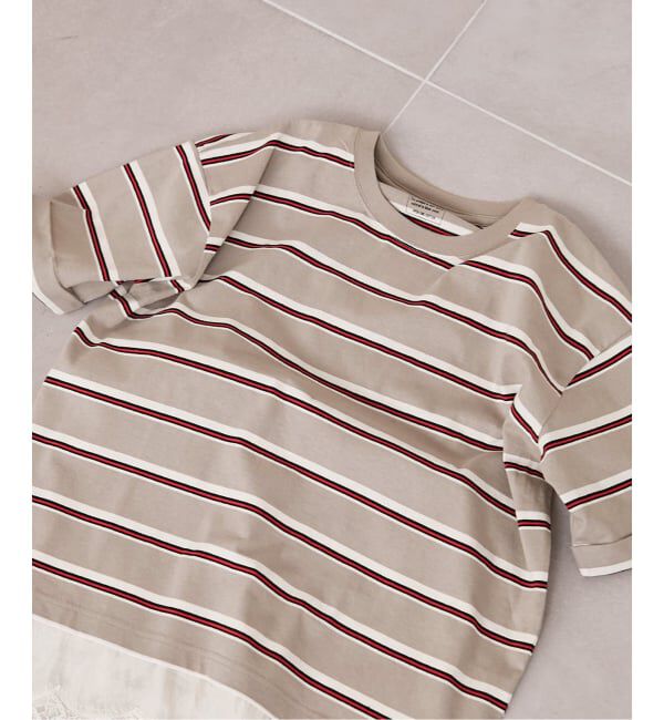 JOURNAL STANDARD「《追加》汗ジミ防止ボーダービッグT」|Tシャツ・カットソー|