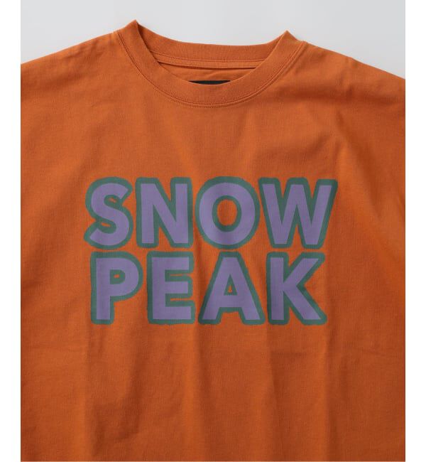 JOURNAL STANDARD relume「SNOW PEAK / スノーピーク 別注 マルチカラーロゴ プリントTシャツ」|Tシャツ・カットソー|