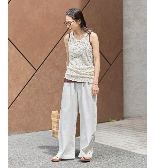 JOURNAL STANDARD「ストレッチフラワーレースタンク」|Tシャツ・カットソー|
