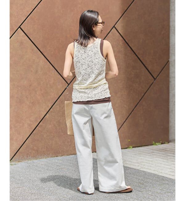 JOURNAL STANDARD「ストレッチフラワーレースタンク」|Tシャツ・カットソー|