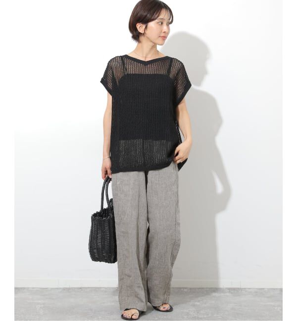 JOURNAL STANDARD relume「2WAYメッシュニットフレンチスリーブ」|ニット・セーター|
