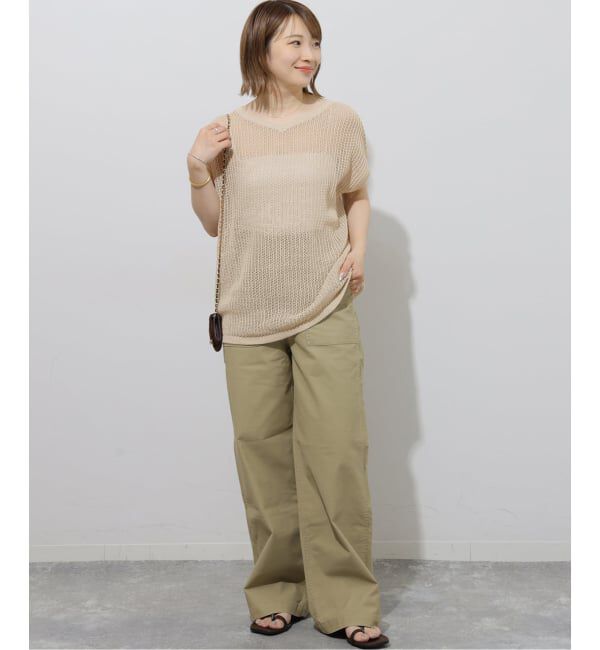 JOURNAL STANDARD relume「2WAYメッシュニットフレンチスリーブ」|ニット・セーター|