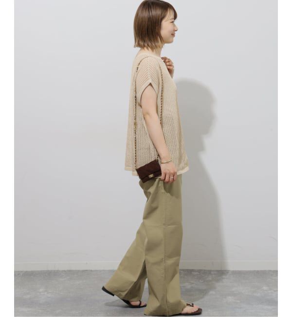 JOURNAL STANDARD relume「2WAYメッシュニットフレンチスリーブ」|ニット・セーター|