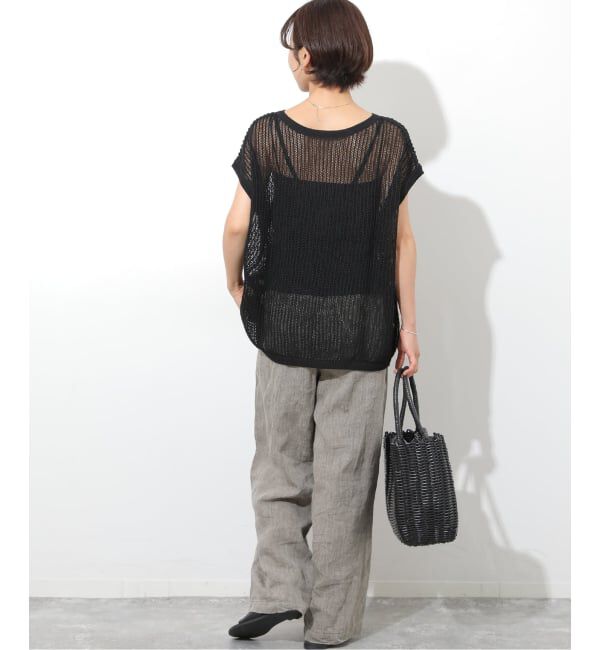 JOURNAL STANDARD relume「2WAYメッシュニットフレンチスリーブ」|ニット・セーター|