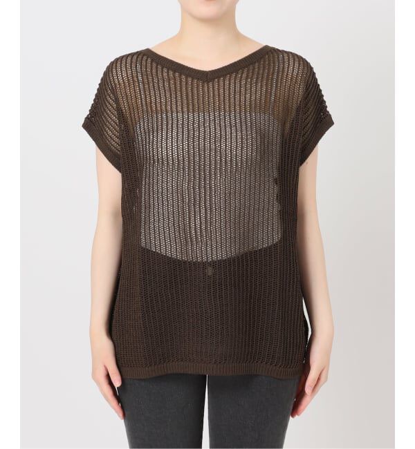 JOURNAL STANDARD relume「2WAYメッシュニットフレンチスリーブ」|ニット・セーター|