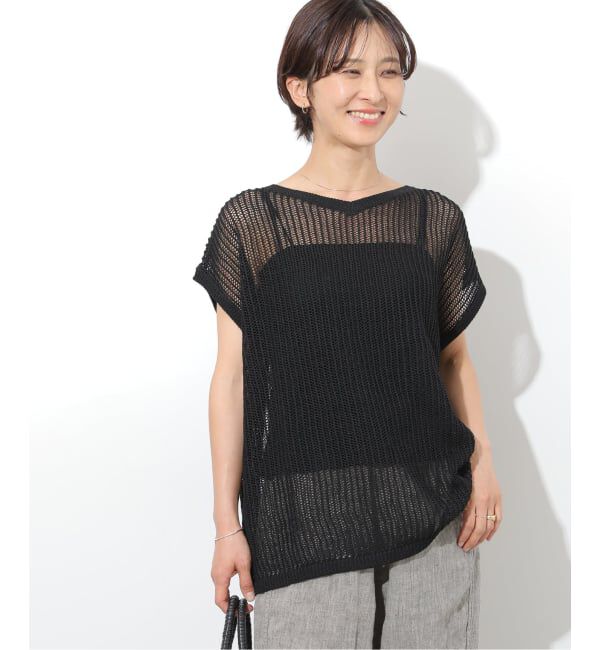 JOURNAL STANDARD relume「2WAYメッシュニットフレンチスリーブ」|ニット・セーター|