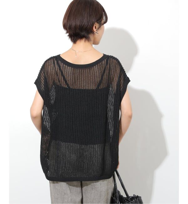 JOURNAL STANDARD relume「2WAYメッシュニットフレンチスリーブ」|ニット・セーター|