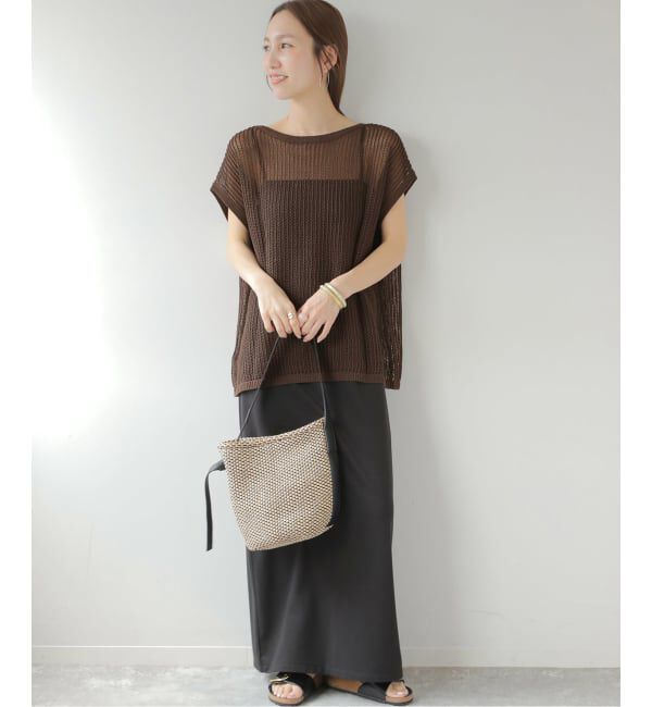 JOURNAL STANDARD relume「2WAYメッシュニットフレンチスリーブ」|ニット・セーター|