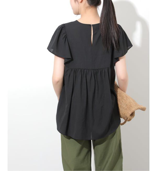 JOURNAL STANDARD relume「ラミーボイルクロスラッフルブラウス」|シャツ・ブラウス|