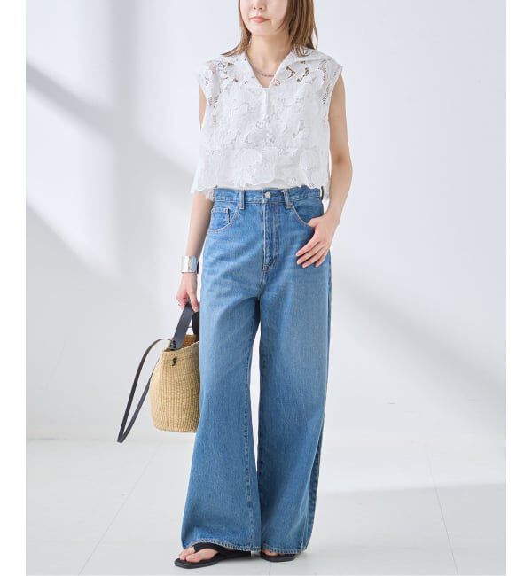journal standard L'essage「《追加2》ケミカルコードレースノースリーブブラウス」|シャツ・ブラウス|
