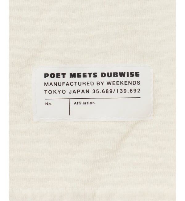 journal standard L'essage「《追加》POET MEETS DUBWISE LOOSE FIT LOGO Tシャツ」|Tシャツ・カットソー|