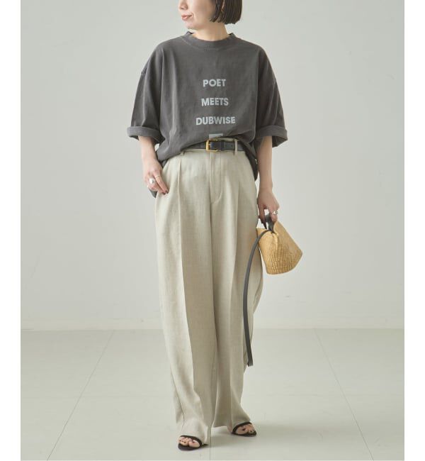 journal standard L'essage「《追加》POET MEETS DUBWISE LOOSE FIT LOGO Tシャツ」|Tシャツ・カットソー|