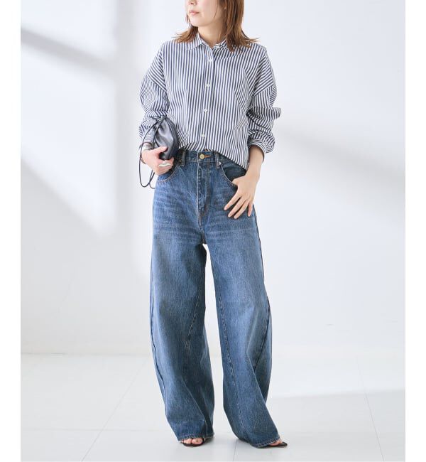 journal standard L'essage「《予約》バレルワイドデニムパンツ」|デニム|