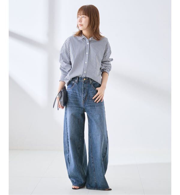 journal standard L'essage「《予約》バレルワイドデニムパンツ」|デニム|