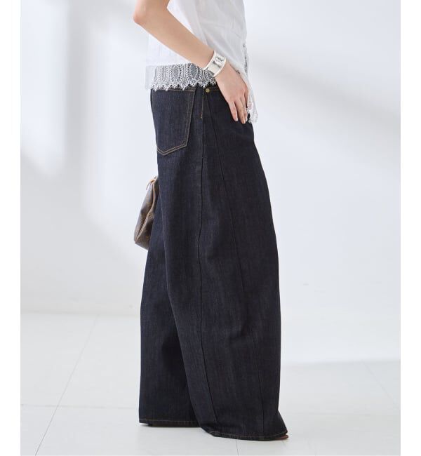 journal standard L'essage「《予約》バレルワイドデニムパンツ」|デニム|