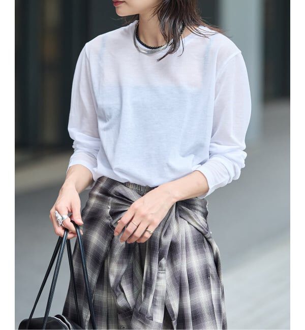 JOURNAL STANDARD「《予約》CPシアースキンロング Tシャツ」|Tシャツ・カットソー|