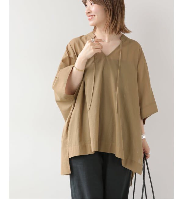 JOURNAL STANDARD relume「シアーコットンポンチョプルオーバー」|シャツ・ブラウス|キャメル