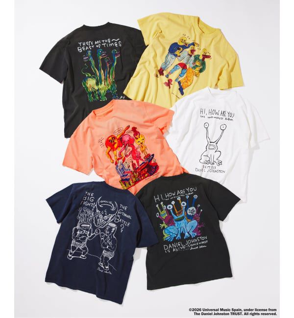 JOURNAL STANDARD「DANIEL JOHNSTON / ダニエル・ジョンストン 別注 プリント Tシャツ」|Tシャツ・カットソー|